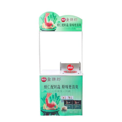 超市拉网铁促销台便携折叠展示桌商场广告试吃T桌展示台促销展架