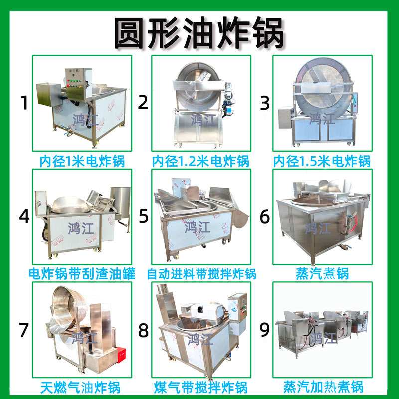 面筋油炸锅 鸡腿油炸锅 肉块油炸机电加热 排骨油炸设备全自动