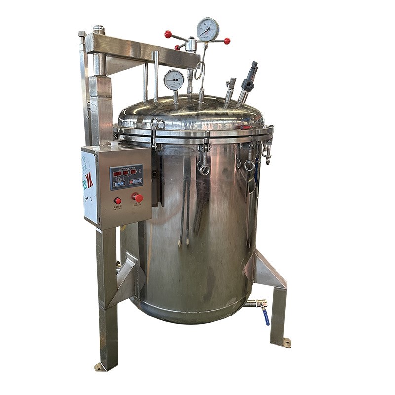 电加热大型高温高压肉粽子蒸煮锅咸鸭蛋高温煮P锅300升纳豆煮锅