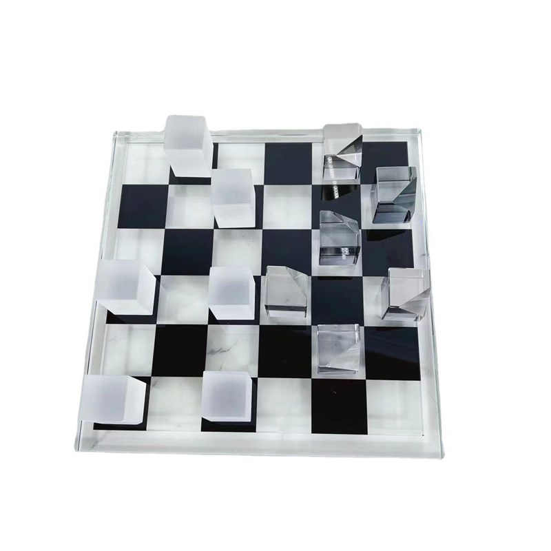 欧式水晶博弈象棋棋盘客t厅软装饰品摆件样板间配饰创意家居书房