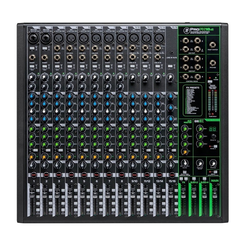 RUNNINGMAjN 美奇 专业调音台ProFX6v3系列网课直播声卡带USB效果