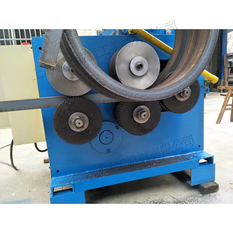 小型立式角铁弯弧机弯拱机 槽钢角钢内卷设备 50型液压Z型材卷圆