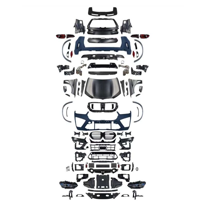 X5M车身套件适用于宝马X5改装E70老改新升级2024款包围保险杠MT款