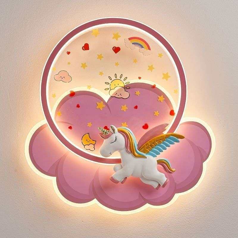 新款儿童房吸顶灯男孩女孩卧室灯卡通创意幼儿园led全光谱护眼灯