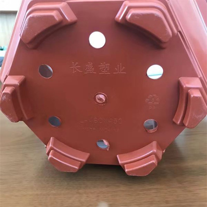 长期供应园艺六角花盆p特大加厚仿陶瓷花卉苗木盆景绿植塑料大花