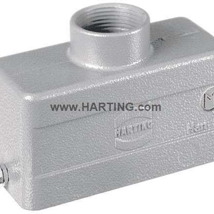 19300101441 harting HAN 10B 单扣 上壳顶出线 HAN10B-HTE-R-M25
