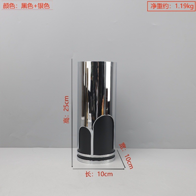 现代简约几何金属干花仿真花花瓶摆件客厅餐厅R卧室酒店家居装饰