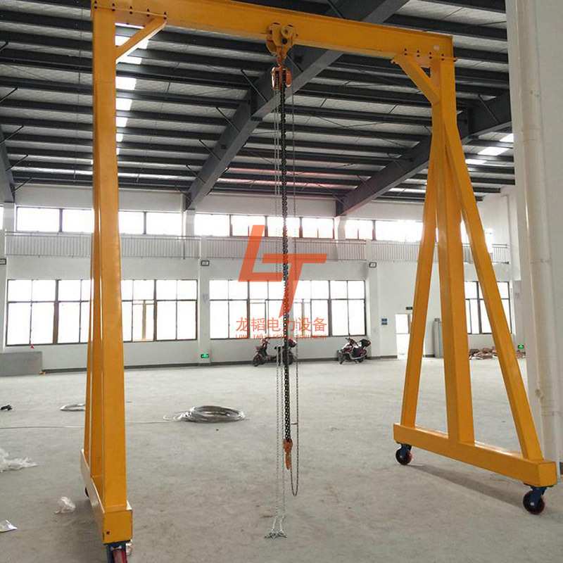 小型行车手推龙门架起重升降机模具起吊架电动葫芦龙门吊架