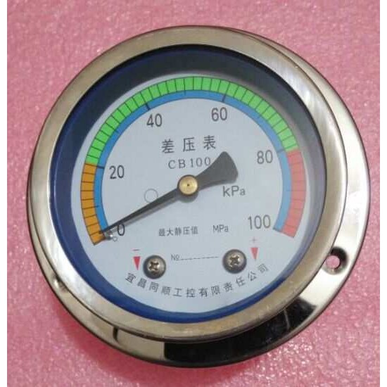 同顺工控小型不锈钢差压表,表面直径60mm