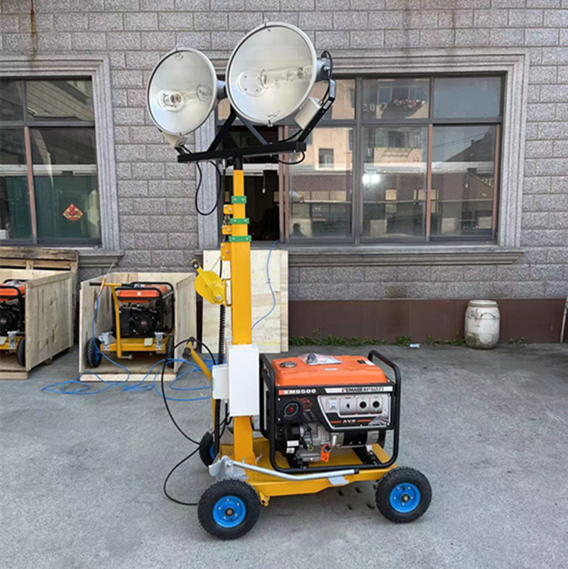 SFW6150手摇式升降泛光工作灯移动应急照明升降灯大面积抢修灯车
