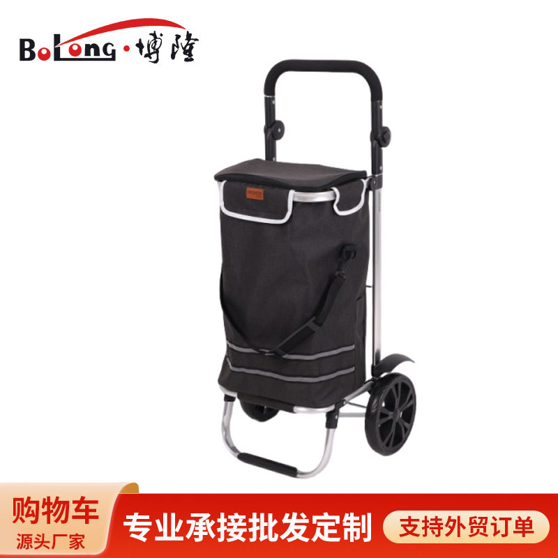 批发爬楼梯大容量加高加大号购物车铝合金小拉车拉杆车家用手拉拖