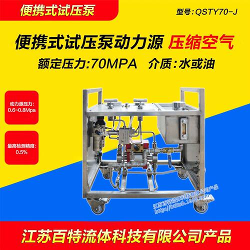 便携式试压泵（型号：QSTY70-J）