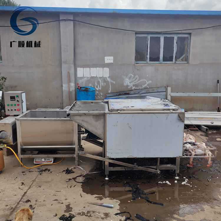 不锈钢家禽烫毛机 广顺现货搅拌烫池 自动控温家禽烫毛机