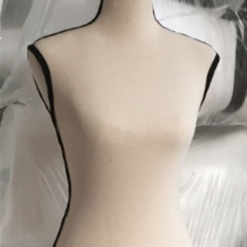 直销泡沫b包布女模特服装展示道具半身印花麻布可插针包布模特