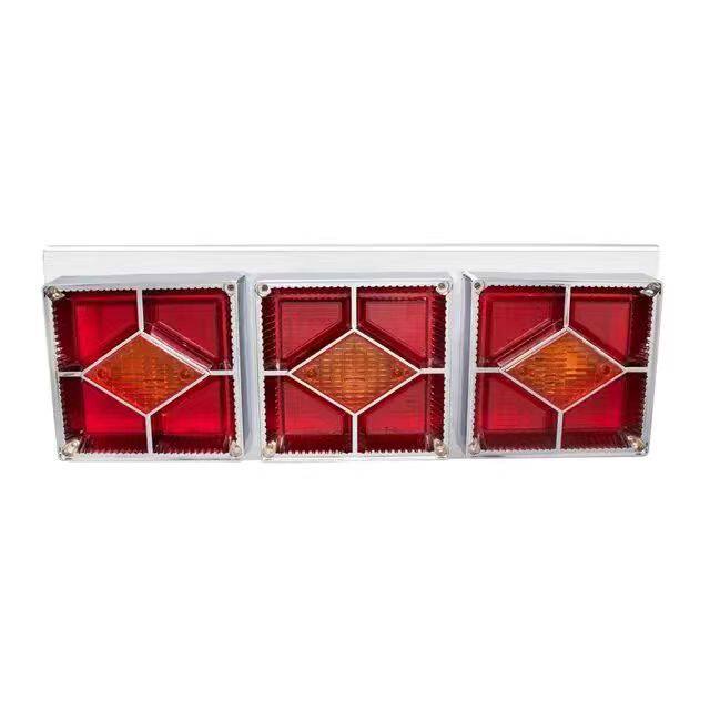 大三联尾灯 方形菱形尾灯 货车刹车灯LED款灯泡款电子24V