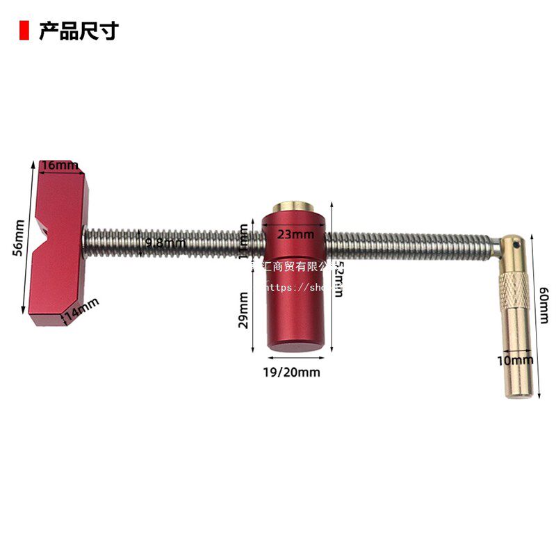 桌面工具虎钳工作台锁紧木工手动限位夹具防滑配件固定桌洞快速