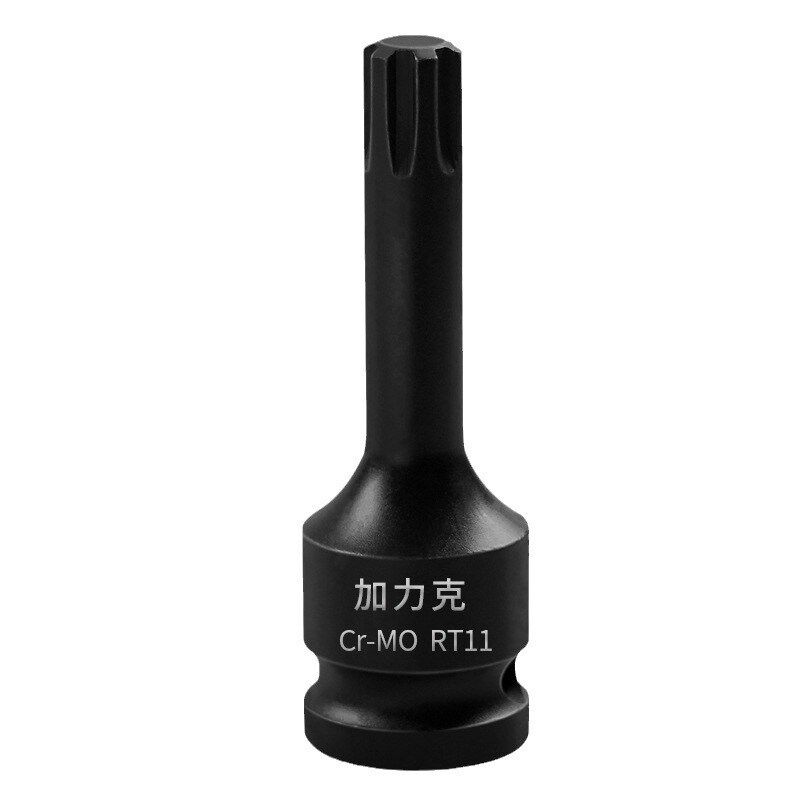 1/2气动旋具套装6齿花键内六花型梅花直槽齿型套筒汽车缸盖螺丝