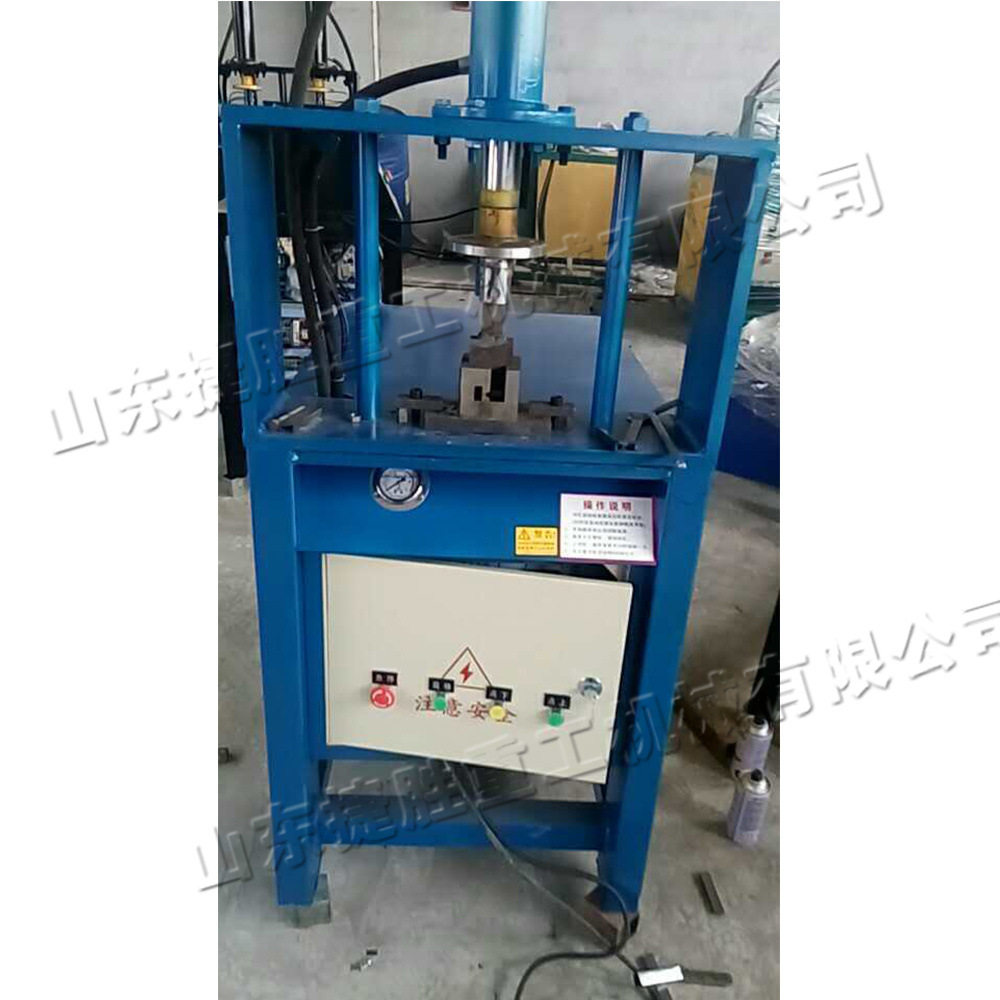 液压冲弧冲孔机 一次成型不锈钢管开口机 楼梯扶手护栏货架开弧机
