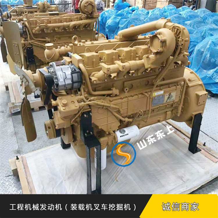 潍柴WP10.340E32重卡发动机 龙工铲车250kW欧三柴油机