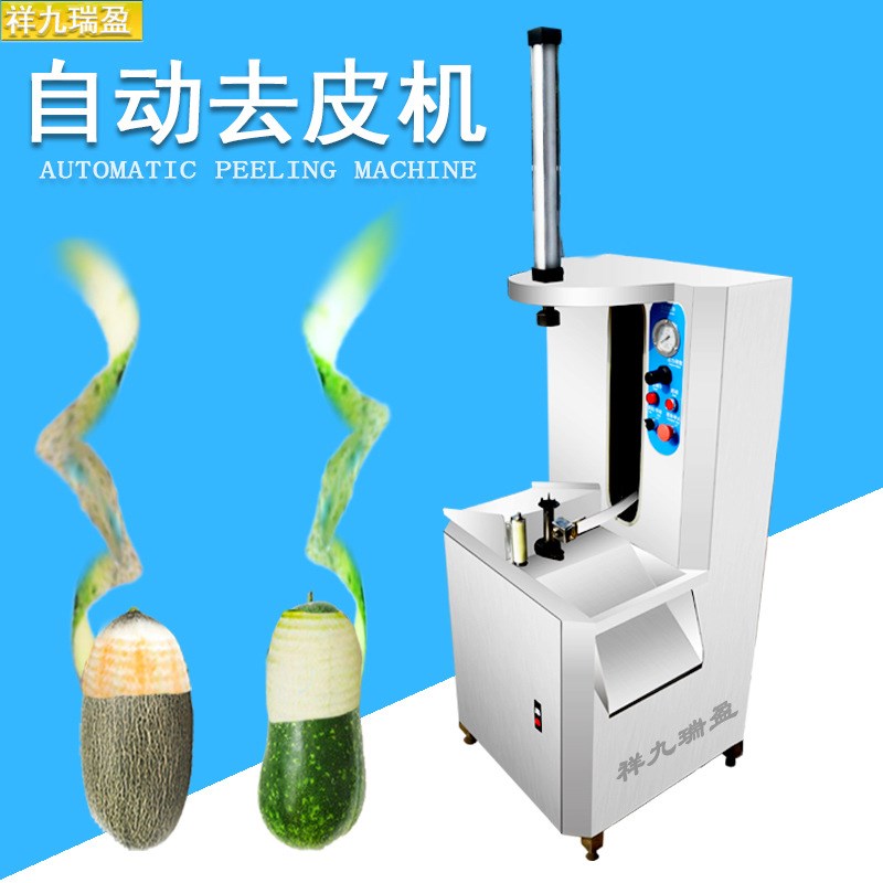 全自动商用刨皮机 冬瓜去皮机 哈密瓜削J皮机 单头自动削皮机设备