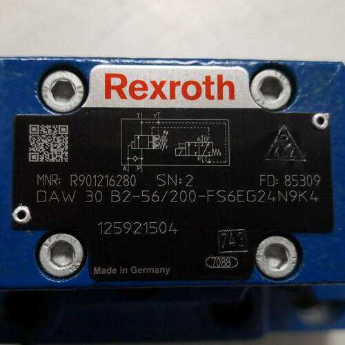 R901216280  DAW30B2-56/200-FS6EG24N9K4 # Rexroth//力士乐