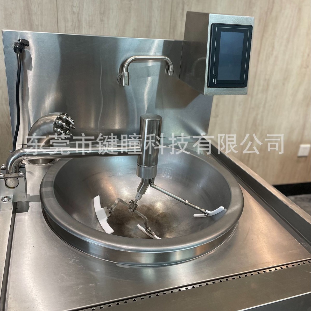 厂家直供键瞳二合一智能搅拌电控商用炒菜机连锁餐饮快餐中餐食堂