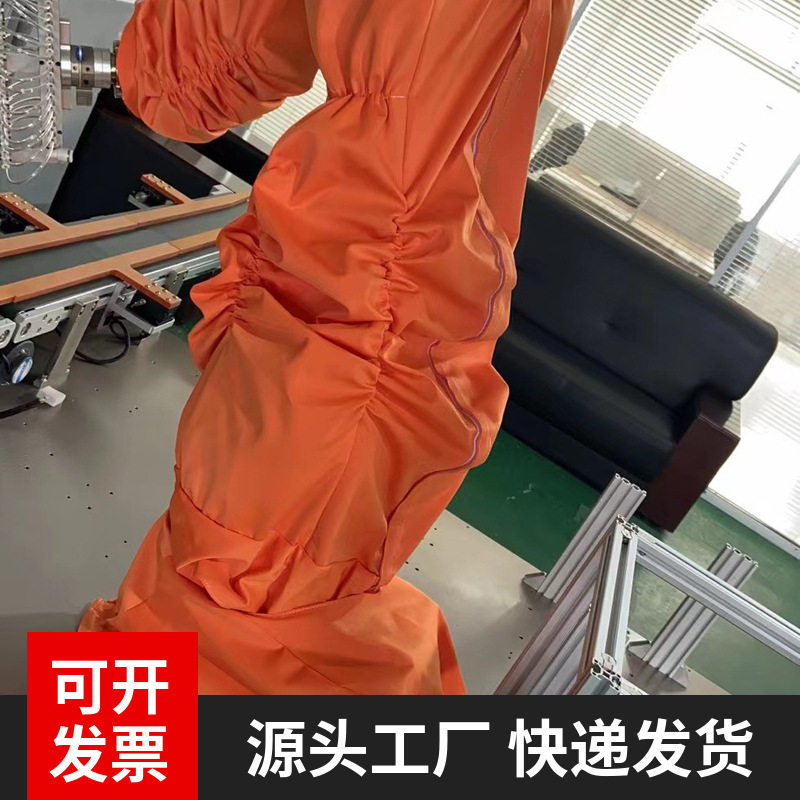 台达DRV90L装配机器人防护服进口材料高压防酸碱