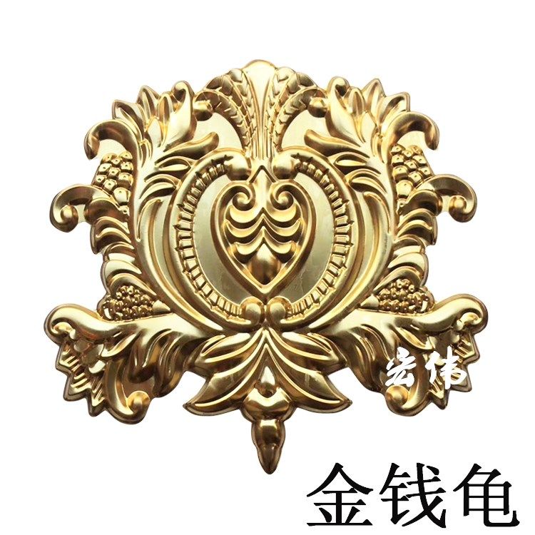 正宗304不锈钢欧式门花庭院大门围栏门花金钱龟盾花装饰配件门花