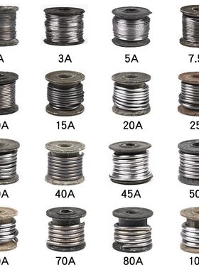 纯软铅丝2A3A5A10A15A到100A铅丝电解铅丝电熔铅丝家用保险铅丝