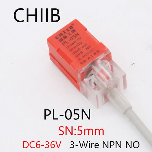 中国沪工CHIIB集团 方形角柱型接近开关PL-05N三线NPN常开DC6-36V