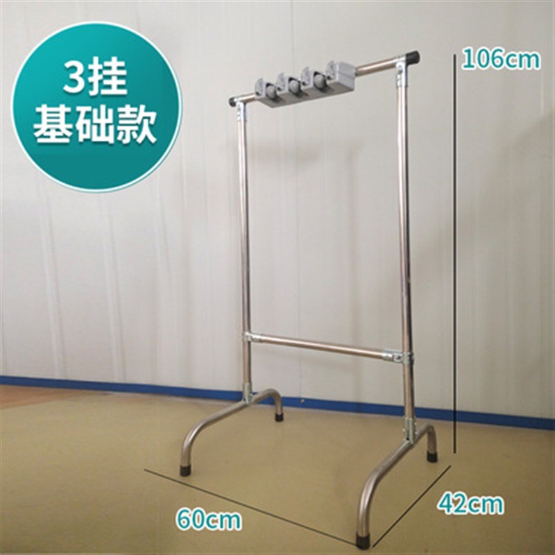 不锈钢拖把架可移动落地式扫把挂架置物架子墩布挂钩收纳清洁工具