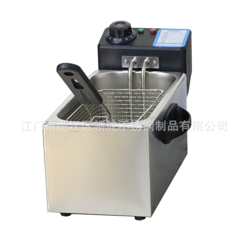 4L升单缸电炸炉锅小吃设备小容量塑料机头不生锈加厚厂家可做110V