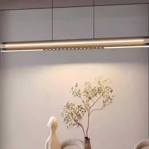 餐厅吊灯一字长条创意现代设计吧台餐桌饭厅灯轻奢极简轻奢灯具