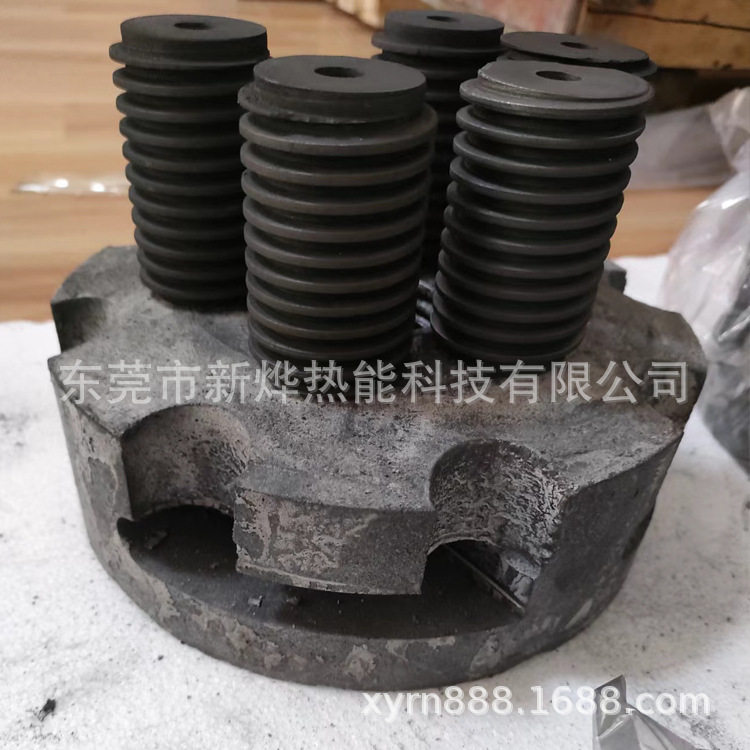 Tr42×6-7e石墨螺丝除气石墨转子梯形螺牙高纯石墨件除气转棒