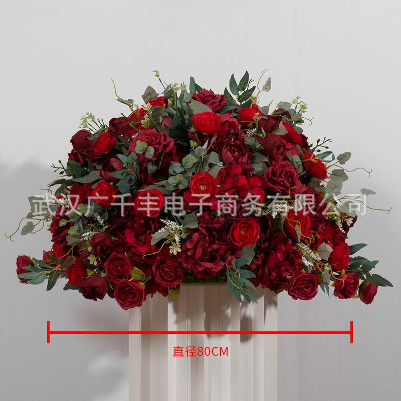 婚庆路引花器 铁艺蛮腰路引婚礼桌花摆件几何路引T台布置