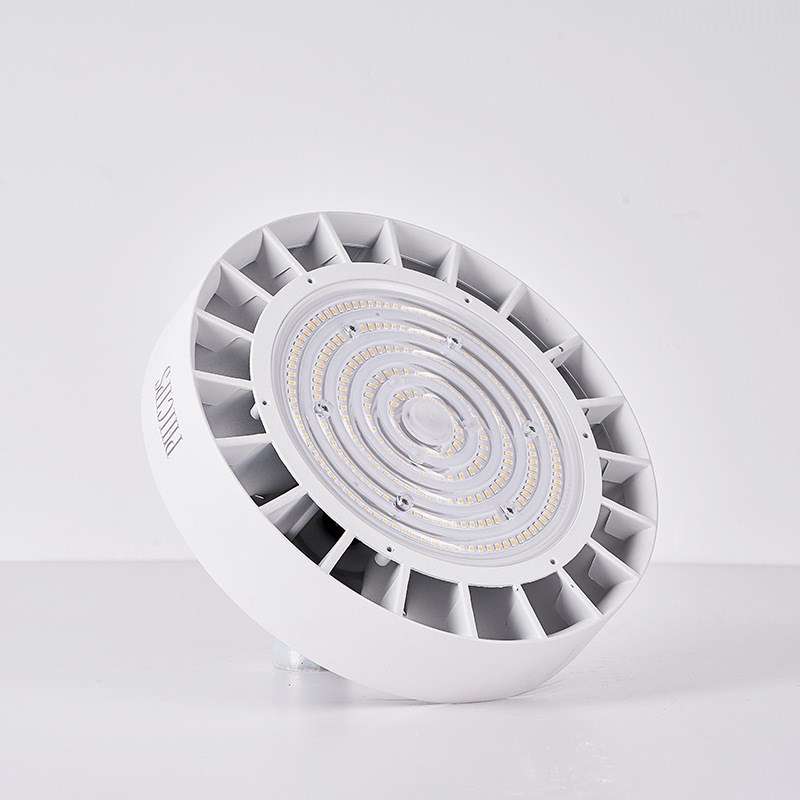 工矿灯led厂房灯轮毂100W200w天棚链条工厂灯吊杆工矿灯照明灯具