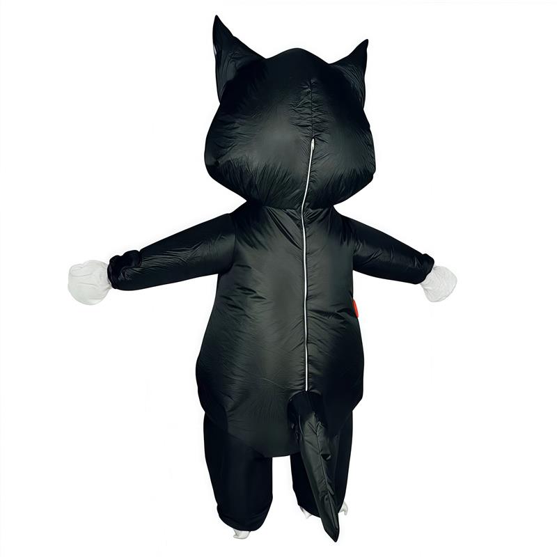 跨境新品猫咪充气服装卡通可爱人偶服搞怪演出气氛行走猫咪充气服