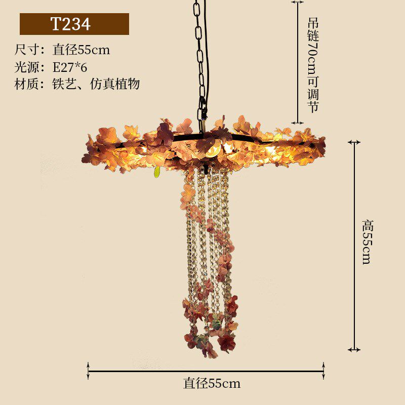 胡桃里绿植物工程吊灯 创意个性KTV酒吧吧台甜品餐厅连锁店灯具