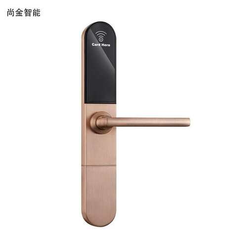 刷卡锁断桥铝出租房磁卡锁电子宾馆锁民宿家用锁智能锁断桥铝专用