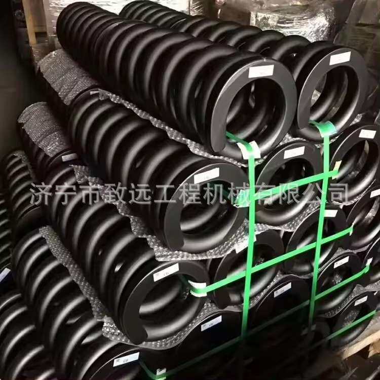 挖掘机涨紧油缸配件，挖机引导轮前叉，履带式底盘总成
