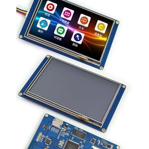 5寸串口屏 组态 usart tft液晶 电阻带触摸屏TJC-8048T050-011R