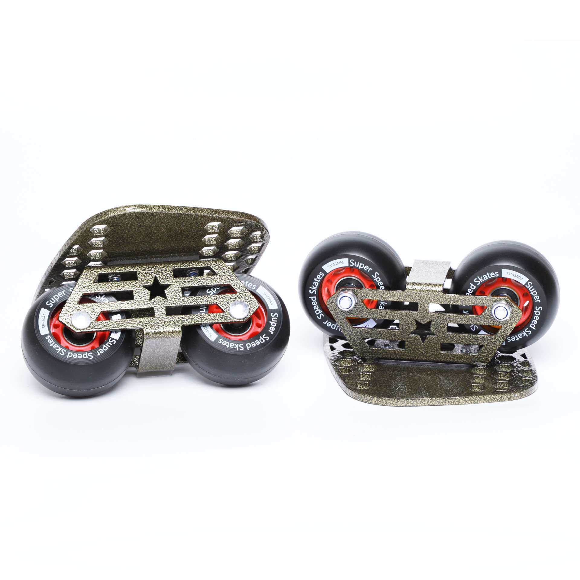 漂移板分体滑板铝合金大板蜂窝减重freeskates