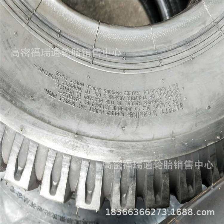 矿山羊角八角花纹轮胎8.25-16 9.00-20载重卡车耐磨工程机械轮胎