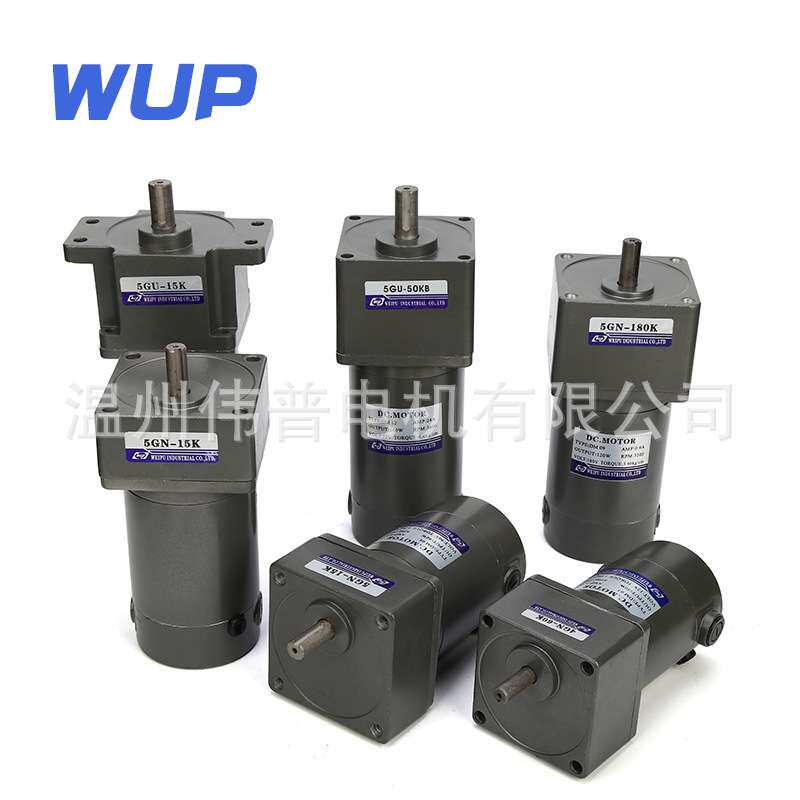 伟普微型直流减速电机24V 30W120W永磁齿轮直流有刷电机