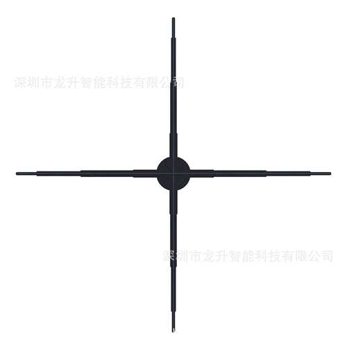 3D全息风扇广告机高清100cmHDMI实时同步传输 控制盒祼眼成像展厅