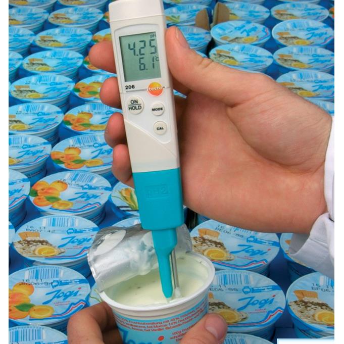 testo 206-PH2酸碱度计德图便携式液体半固体笔式PH计testo206PH2