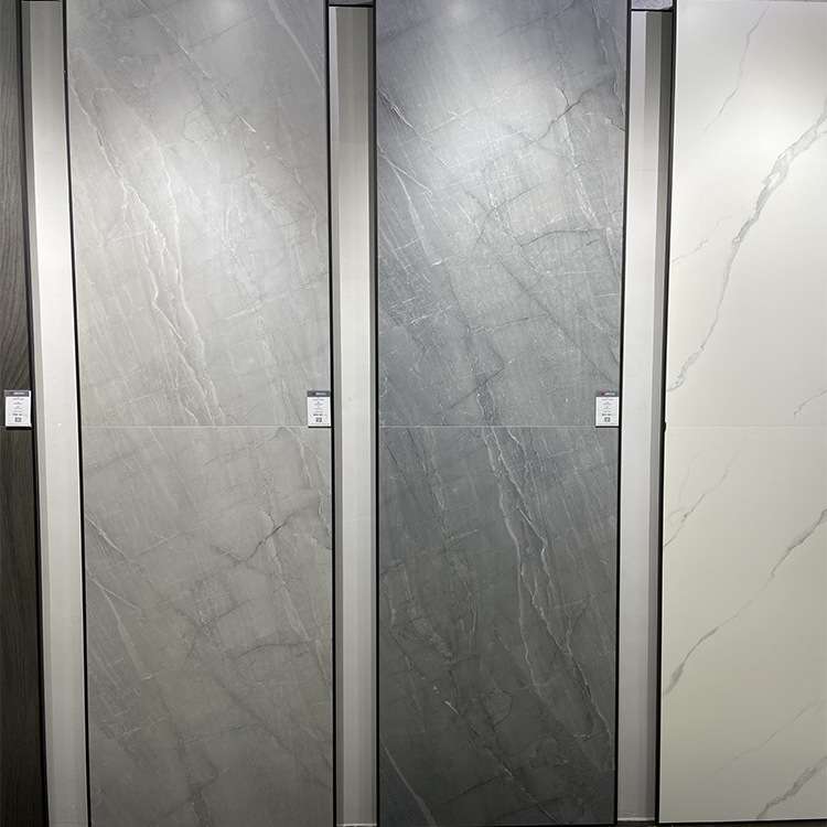 别墅瓷砖通体大理石灰色柔光客厅地砖750x1500阳台花园防滑地板砖