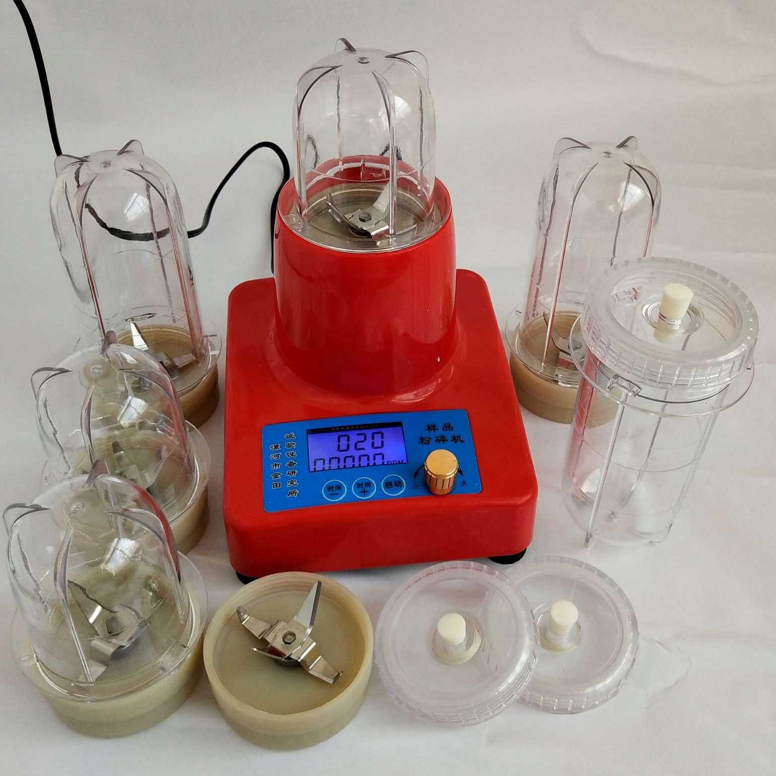 JT-D数显屏时间转速可调样品粉碎机 研磨仪 实验室用样品打粉