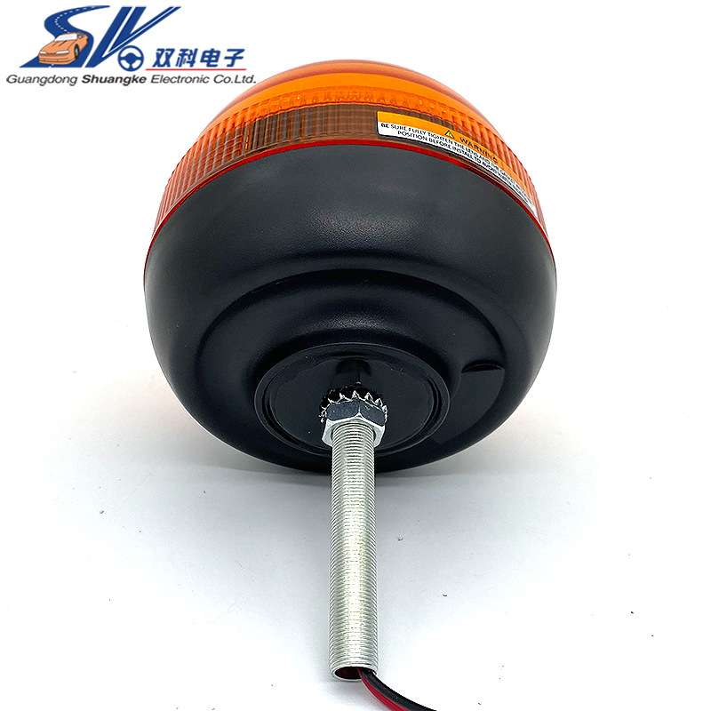 12-24V 40LED灯珠农用车灯机械轮船车辆旋转警示灯螺杆式工程灯