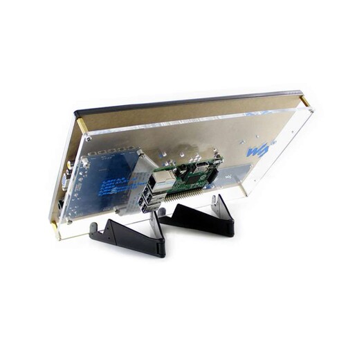 微雪 3b+10.1寸树莓派4代HDMI LCD高兼容性电容屏 触摸屏 显示屏